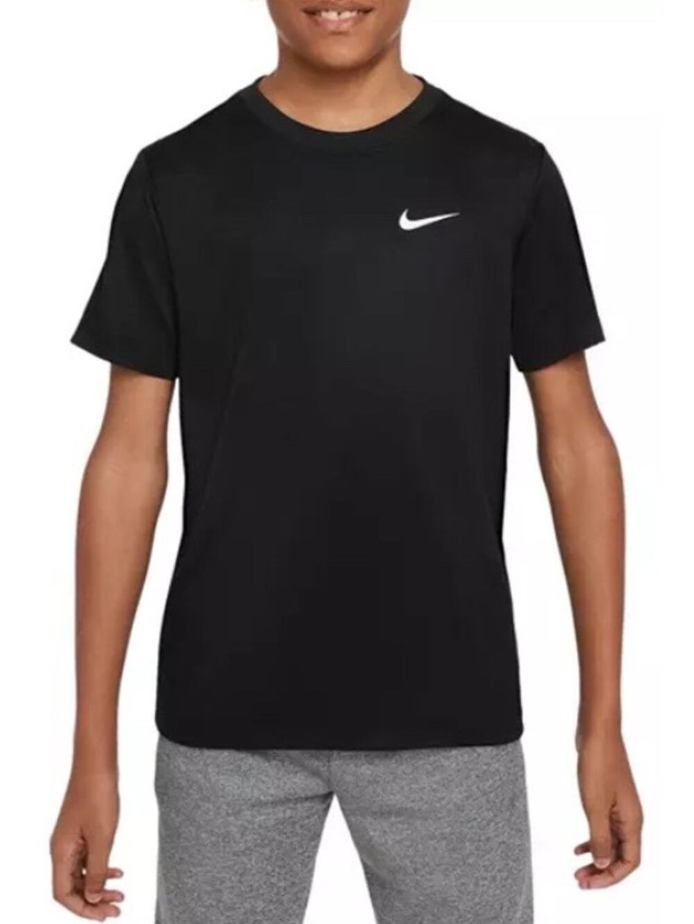 Nike Kids' Legend Dri-FIT T-Shirt Size XL Black Big Girl’s Boys Short Sleeves